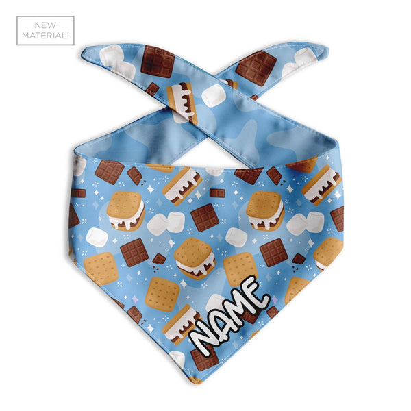 S'more Naps Dog Bandana - Clive and Bacon