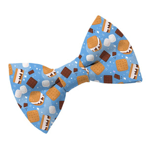 S'more Naps Dog Bow Tie - Clive and Bacon