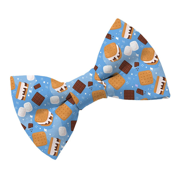 S'more Naps Dog Bow Tie - Clive and Bacon