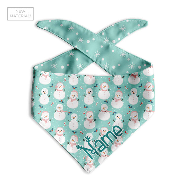 Snow Fluffin' Cute Dog Bandana - Clive and Bacon