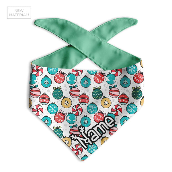So Elfing Lit Dog Bandana - Clive and Bacon