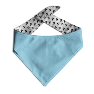 Soft Blue Semi-Mystery Sale Bandana - Clive and Bacon