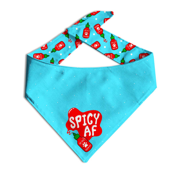 Spicy AF Dog Bandana - Clive and Bacon