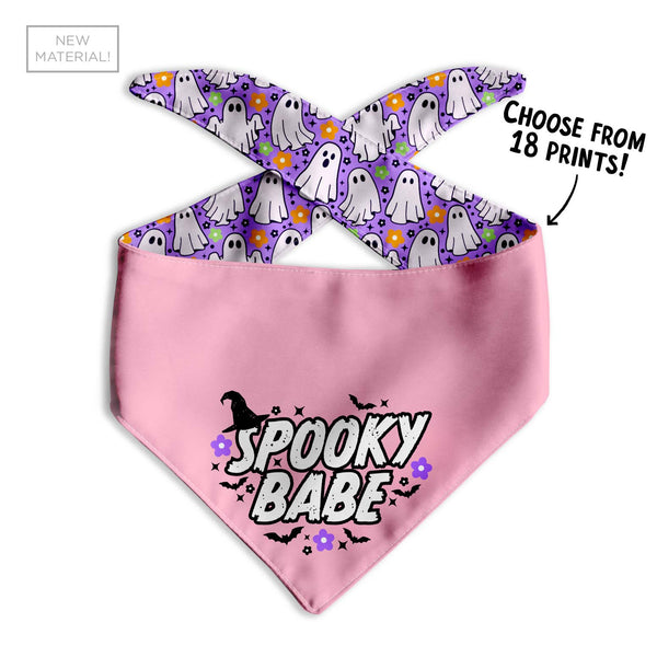 Spooky Babe Dog Bandana - Clive and Bacon