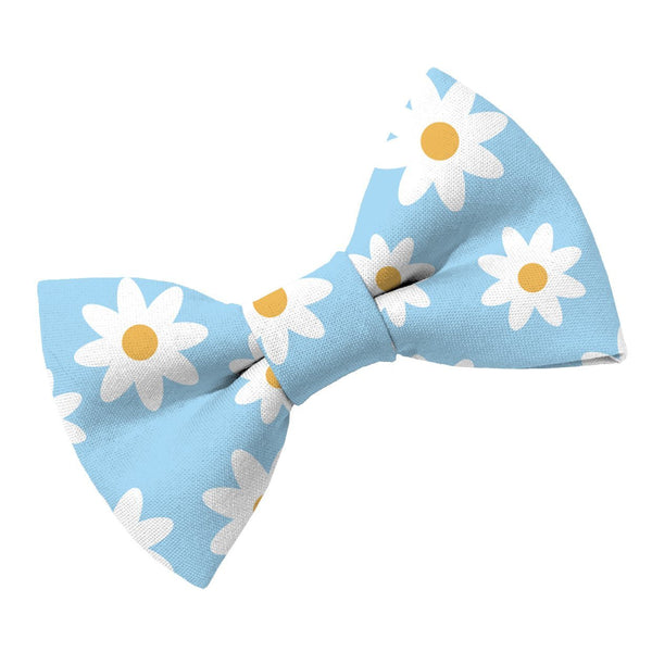Spring Daisy Dog Bow Tie - Clive and Bacon