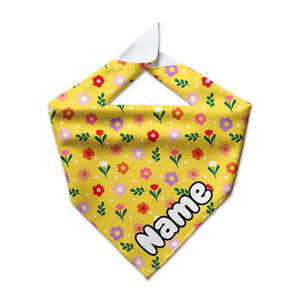 Spring Flower Cooling Dog Bandana - Clive and Bacon