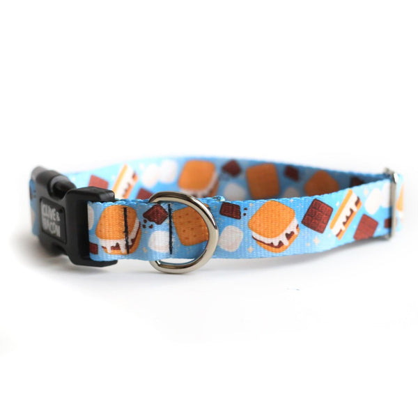 Standard 1" Fi Compatible Dog Collar - Clive and Bacon