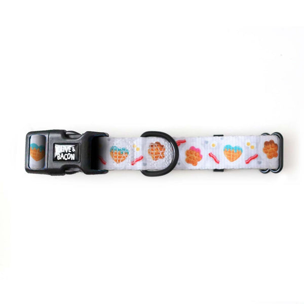 Standard 1" Fi Compatible Dog Collar - Clive and Bacon