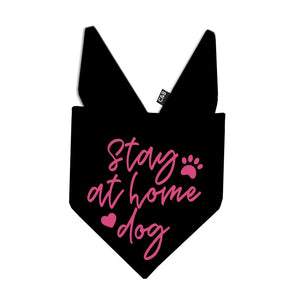 Stay at Home Dog Bandana - Clive and Bacon