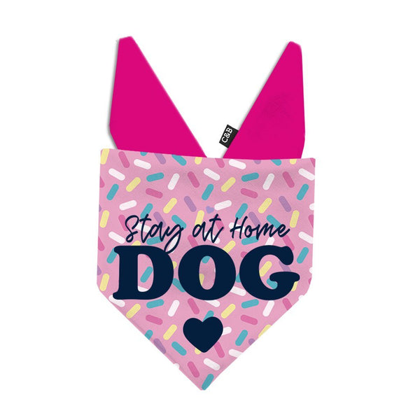 Stay at Home Dog Strawberry Sprinkle Bandana - Clive and Bacon
