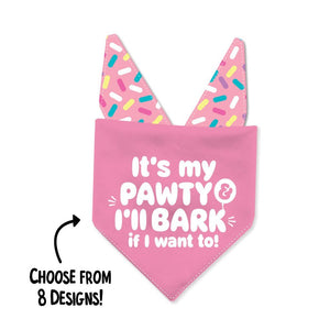 Strawberry Sprinkles Dog Bandana - Clive and Bacon