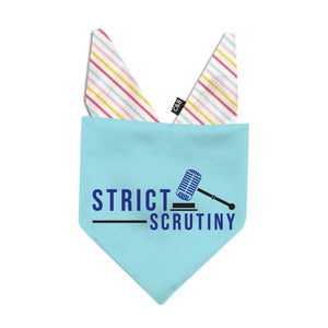 Strict Scrutiny Dog Bandana - Clive and Bacon