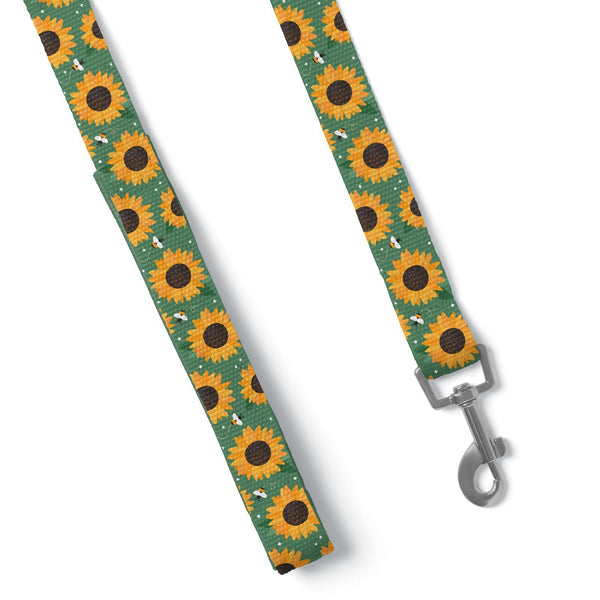 Sunflower Dog Leash - Clive and Bacon
