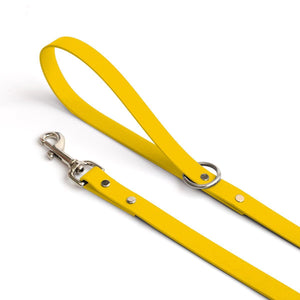 Sunny Yellow Waterproof Dog Leash - Clive and Bacon
