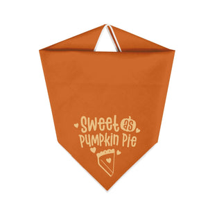 Sweet as Pumpkin Pie Dog Bandana - Clive and Bacon