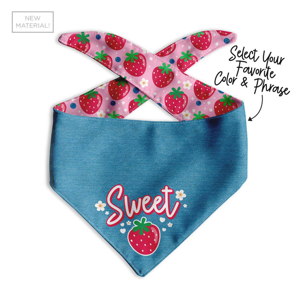 Sweet Berries Dog Bandana - Clive and Bacon