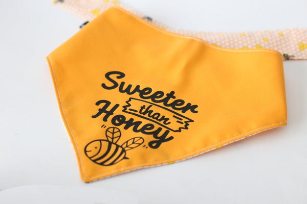 Sweeter Than Honey Dog Bandana - Clive and Bacon