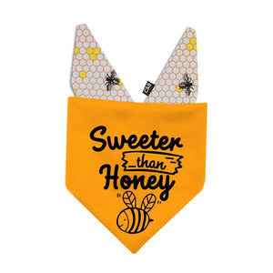 Sweeter Than Honey Dog Bandana - Clive and Bacon