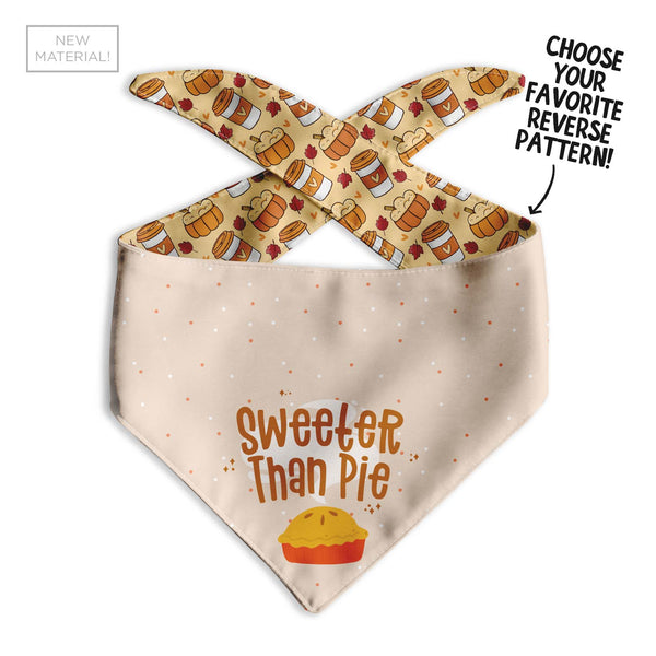 Sweeter Than PIe Dog Bandana - Clive and Bacon