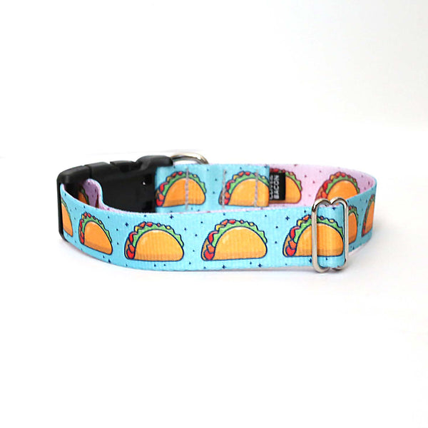 Taco Tuesday Dog Collar - Clive and Bacon