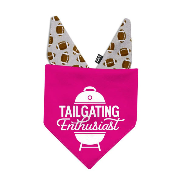 Tailgating Enthusiast Dog Bandana | 2 Colors Available - Clive and Bacon