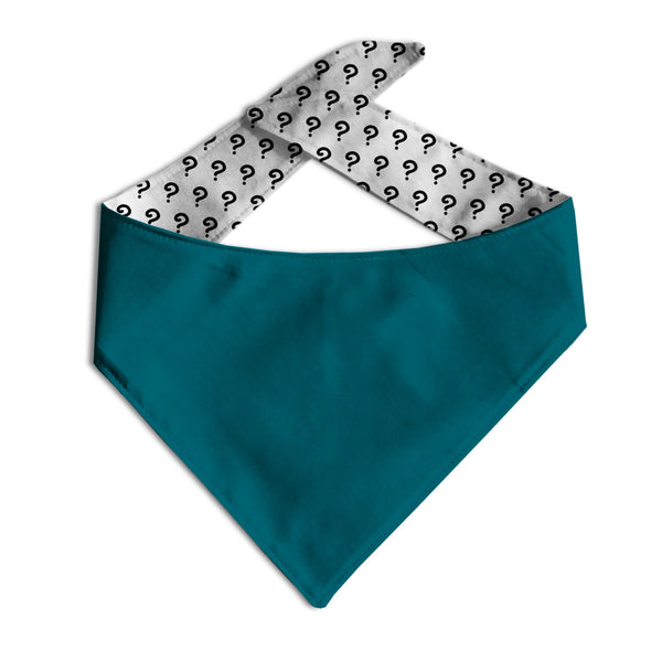 Teal Semi-Mystery Sale Bandana - Clive and Bacon