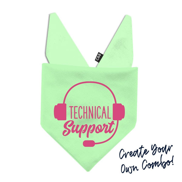 Technical Support Dog Bandana - Clive and Bacon