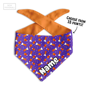 Treats Here Dog Bandana - Clive and Bacon