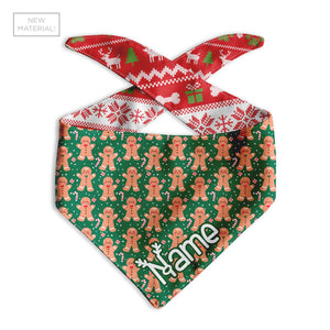 Ugly Sweater Dog Bandana - Clive and Bacon