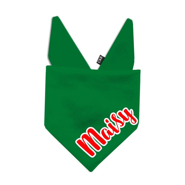 What the Elf? Dog Bandana - Clive and Bacon