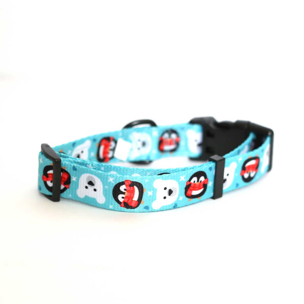 Winter Wonderland Dog Collar - Clive and Bacon