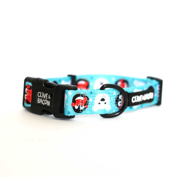 Winter Wonderland Dog Collar - Clive and Bacon