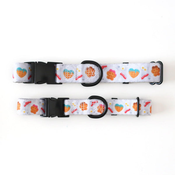 Woofles Dog Collar - Clive and Bacon