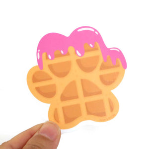 Woofles Waffle Sticker - Clive and Bacon