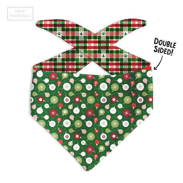 Xmas Tree Farm Dog Bandana - Clive and Bacon