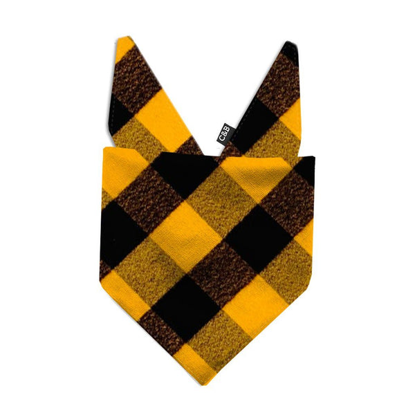 Yellowstone Flannel Dog Bandana - Clive and Bacon